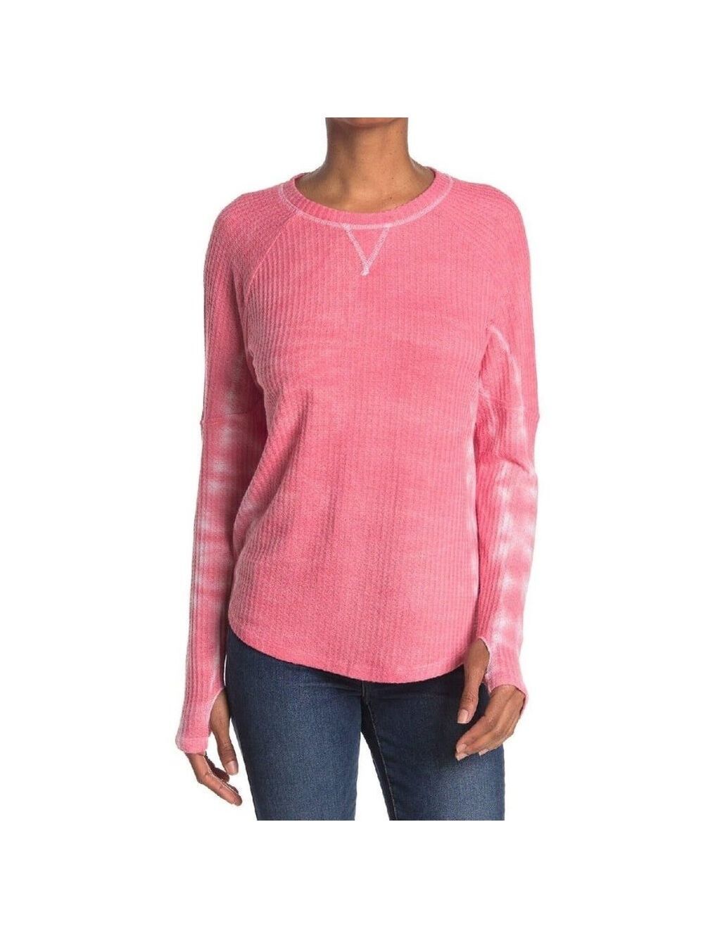 Sweet Romeo Tie-Dye Thermal Top